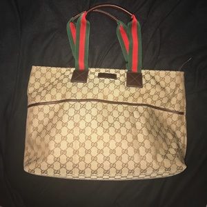 Authentic Gucci diaper bag